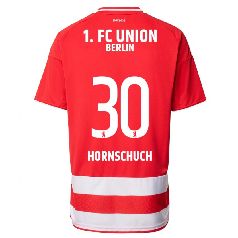 Danxen Femme Maillot Sarah Hornschuch #30 Rouge Blanc Tenues Domicile 2025/26 T-Shirt