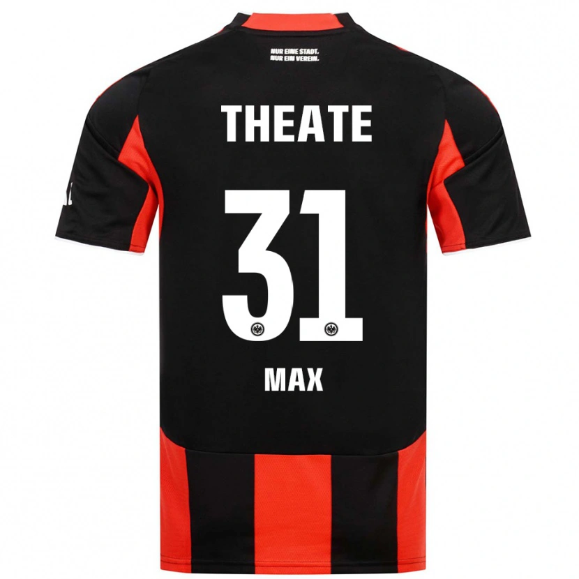 Danxen Femme Maillot Philipp Max #31 Noir Rouge Tenues Domicile 2025/26 T-Shirt