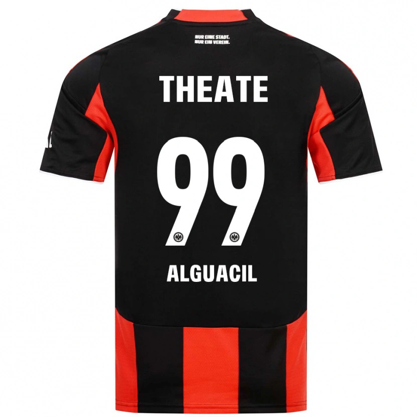 Danxen Femme Maillot Ainhoa Alguacil #99 Noir Rouge Tenues Domicile 2025/26 T-Shirt