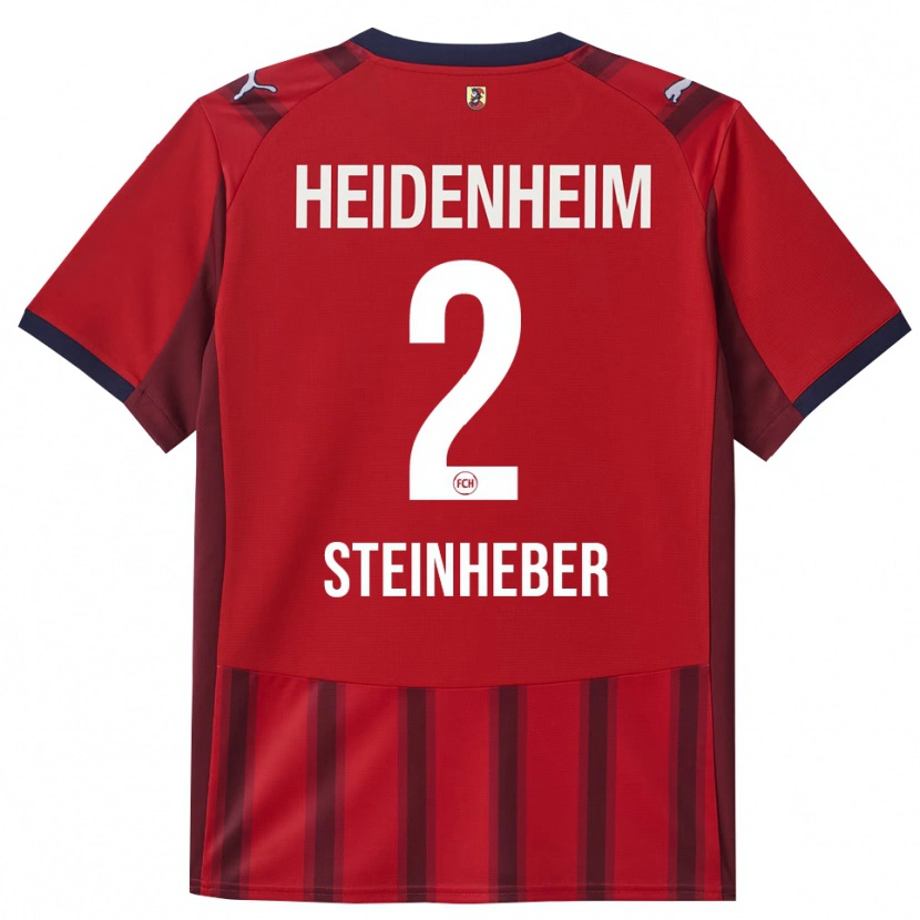 Danxen Femme Maillot Leni Steinheber #2 Rouge Marine Tenues Domicile 2025/26 T-Shirt