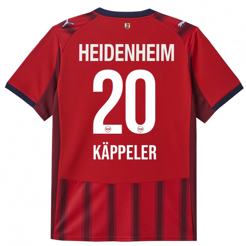 Danxen Femme Maillot Lina Käppeler #20 Rouge Marine Tenues Domicile 2025/26 T-Shirt