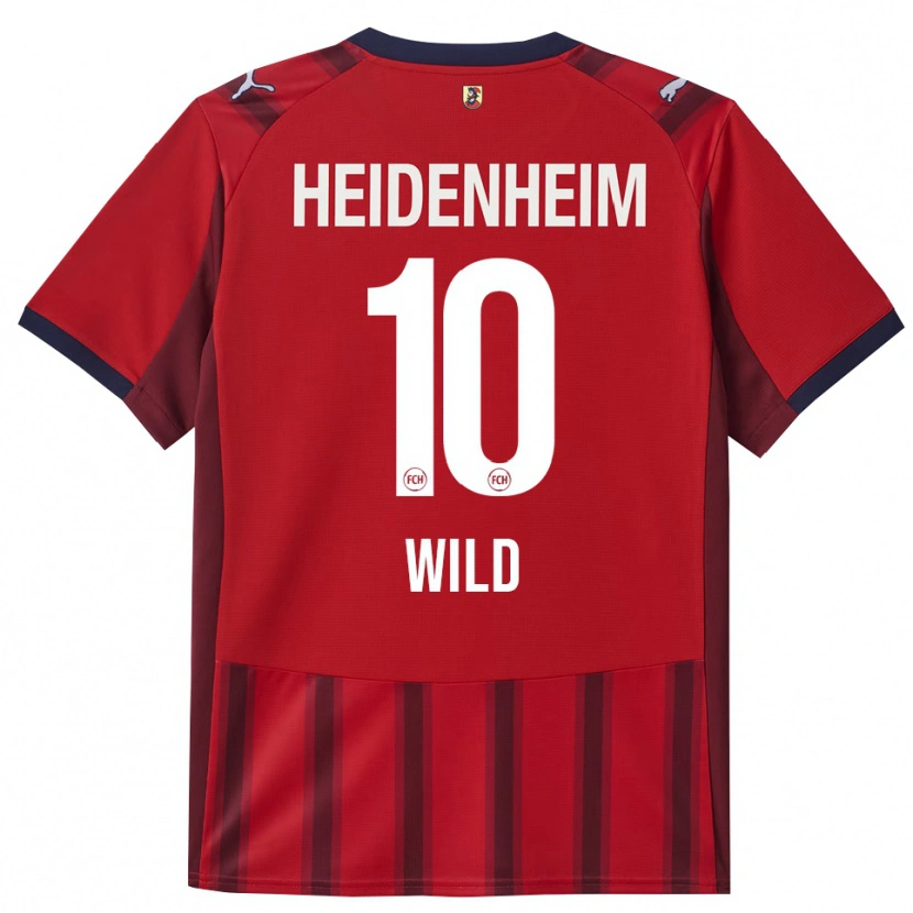 Danxen Femme Maillot Josephine Wild #10 Rouge Marine Tenues Domicile 2025/26 T-Shirt