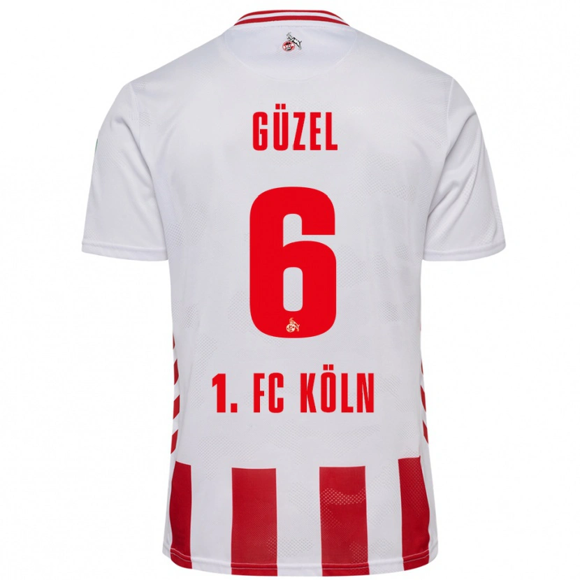 Danxen Femme Maillot Arian Güzel #6 Blanc Rouge Tenues Domicile 2025/26 T-Shirt