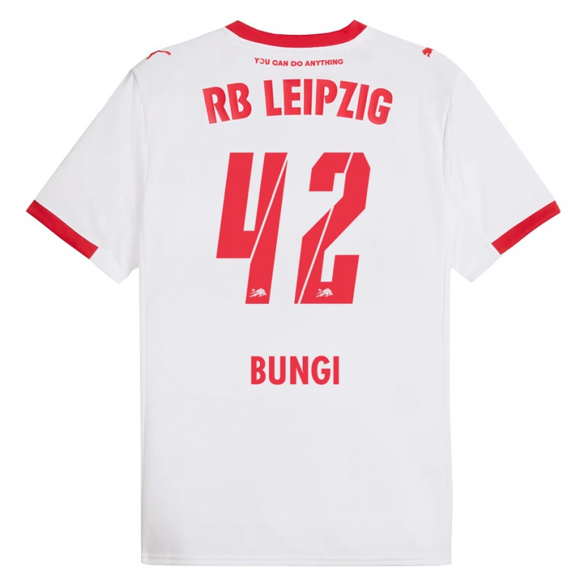 Danxen Femme Maillot Joyeux Masanka Bungi #42 Blanc Rouge Tenues Domicile 2025/26 T-Shirt