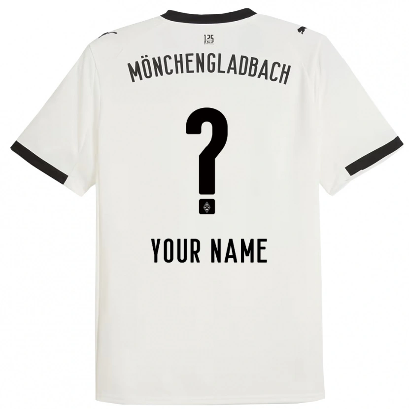 Danxen Femme Maillot Votre Nom #0 Blanc Noir Tenues Domicile 2025/26 T-Shirt