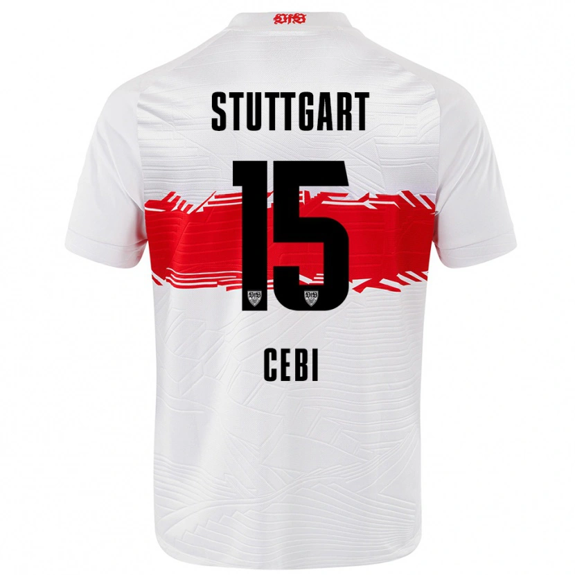 Danxen Femme Maillot Ata Cebi #15 Blanc Rouge Tenues Domicile 2025/26 T-Shirt