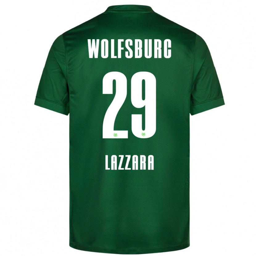 Danxen Femme Maillot Luan Lazzara #29 Vert Blanc Tenues Domicile 2025/26 T-Shirt