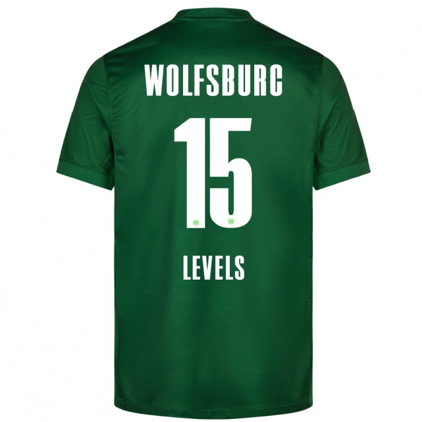Danxen Femme Maillot Janou Levels #15 Vert Blanc Tenues Domicile 2025/26 T-Shirt