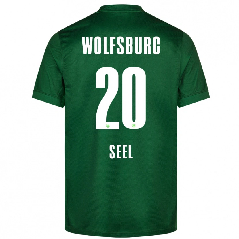 Danxen Femme Maillot William Seel #20 Vert Blanc Tenues Domicile 2025/26 T-Shirt