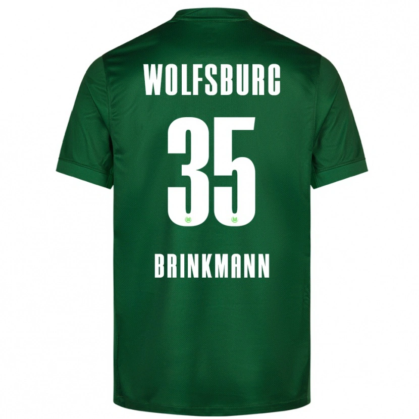 Danxen Femme Maillot Karla Brinkmann #35 Vert Blanc Tenues Domicile 2025/26 T-Shirt