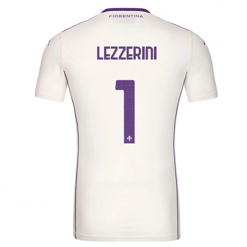 Danxen Femme Maillot Luca Lezzerini #1 Blanc Violet Rouge Tenues Extérieur 2025/26 T-Shirt