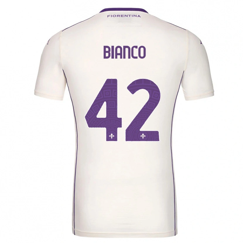 Danxen Femme Maillot Alessandro Bianco #42 Blanc Violet Rouge Tenues Extérieur 2025/26 T-Shirt