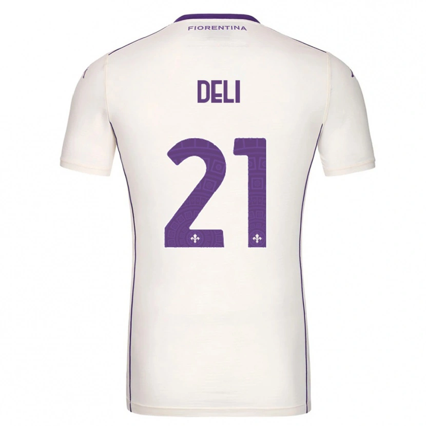 Danxen Femme Maillot Lapo Deli #21 Blanc Violet Rouge Tenues Extérieur 2025/26 T-Shirt