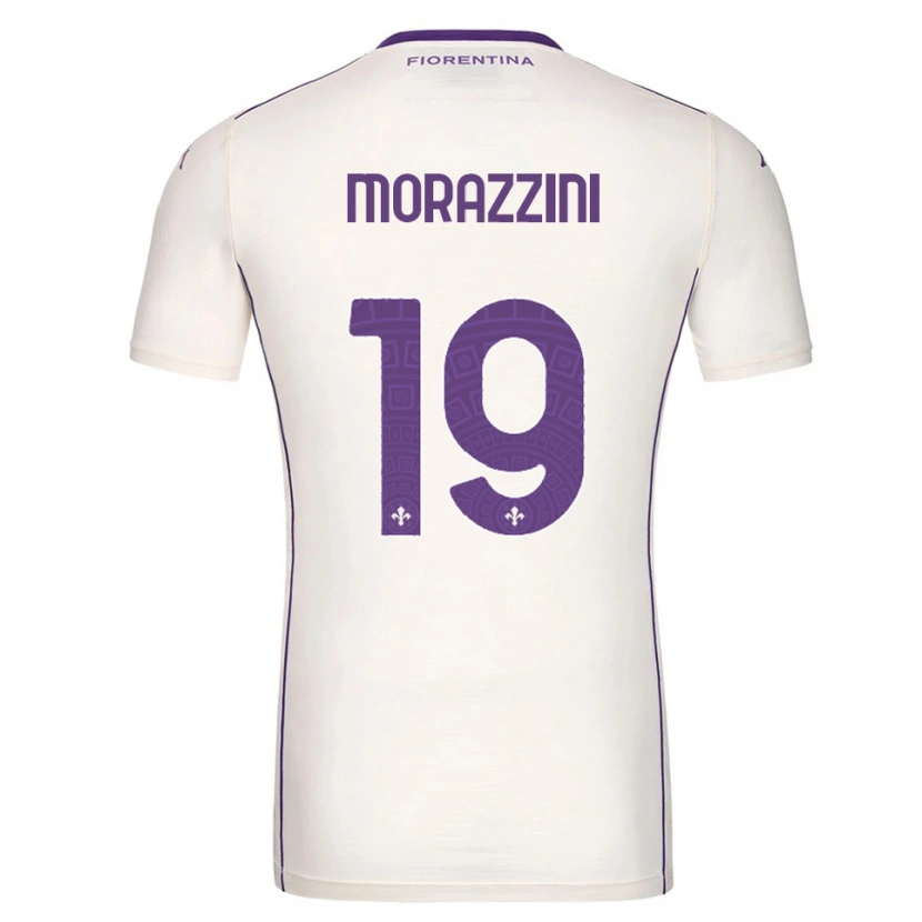 Danxen Femme Maillot Luigi Morazzini #19 Blanc Violet Rouge Tenues Extérieur 2025/26 T-Shirt