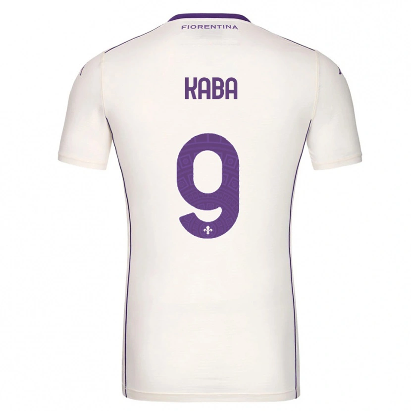 Danxen Femme Maillot Karamoko Kaba #9 Blanc Violet Rouge Tenues Extérieur 2025/26 T-Shirt