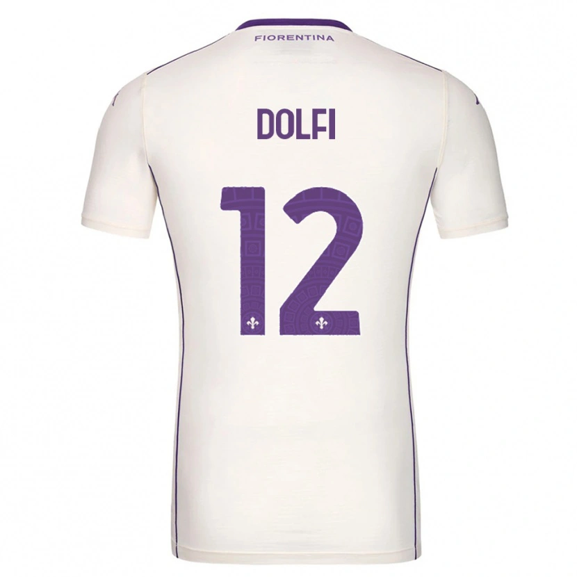 Danxen Femme Maillot Brando Dolfi #12 Blanc Violet Rouge Tenues Extérieur 2025/26 T-Shirt