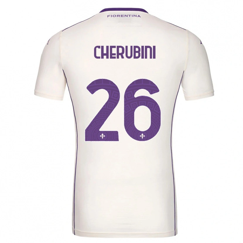 Danxen Femme Maillot Maya Cherubini #26 Blanc Violet Rouge Tenues Extérieur 2025/26 T-Shirt