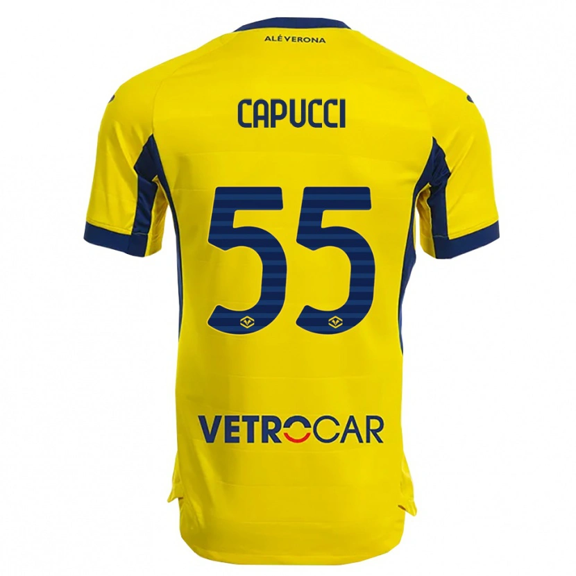 Danxen Femme Maillot Laura Capucci #55 Jaune Marine Tenues Extérieur 2025/26 T-Shirt