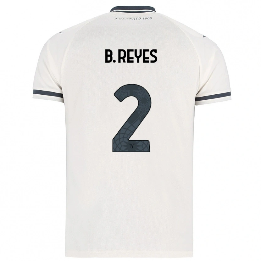 Danxen Femme Maillot Carina Alicia Baltrip-Reyes #2 Blanc Marine Tenues Extérieur 2025/26 T-Shirt