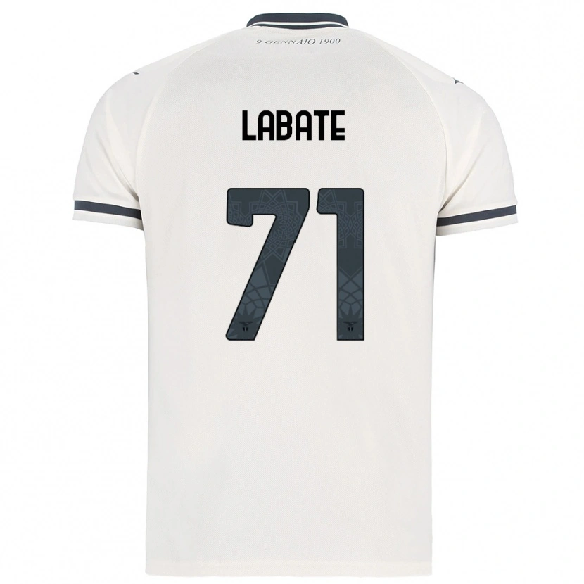 Danxen Femme Maillot Camilla Labate #71 Blanc Marine Tenues Extérieur 2025/26 T-Shirt