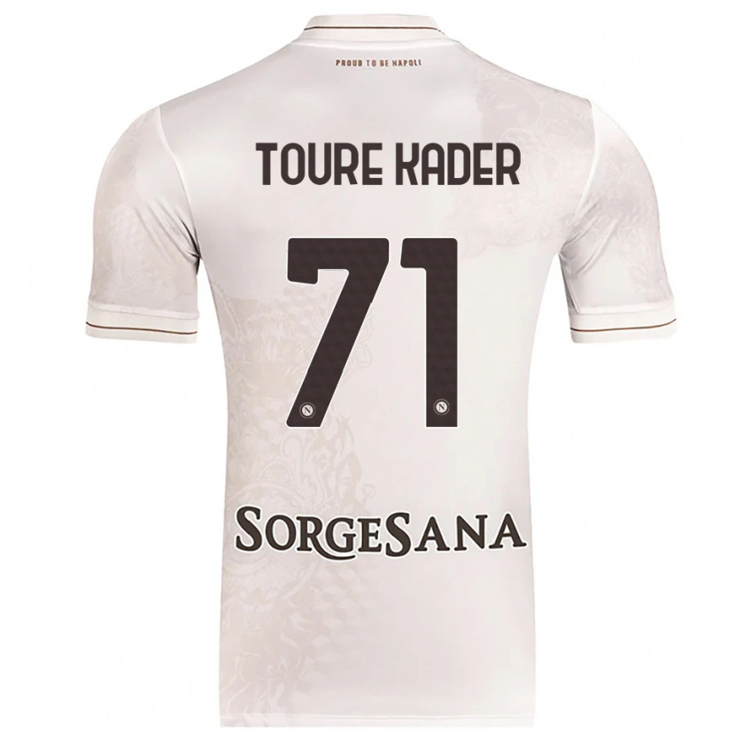 Danxen Femme Maillot Aziz Toure Kader #71 Champagne Marron Tenues Extérieur 2025/26 T-Shirt