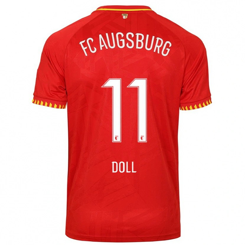 Danxen Femme Maillot Lena Doll #11 Rouge Jaune Tenues Extérieur 2025/26 T-Shirt