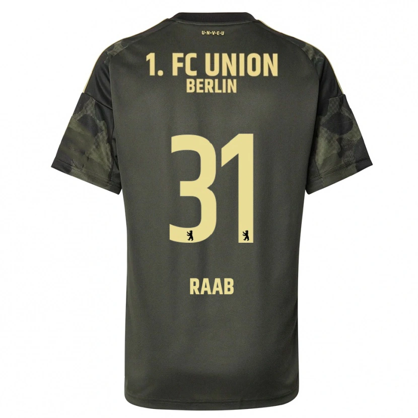 Danxen Femme Maillot Matheo Raab #31 Vert Foncé Noir Tenues Extérieur 2025/26 T-Shirt