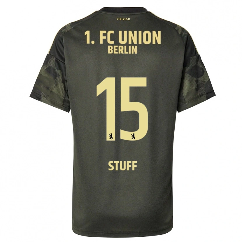 Danxen Femme Maillot Tim Stuff #15 Vert Foncé Noir Tenues Extérieur 2025/26 T-Shirt