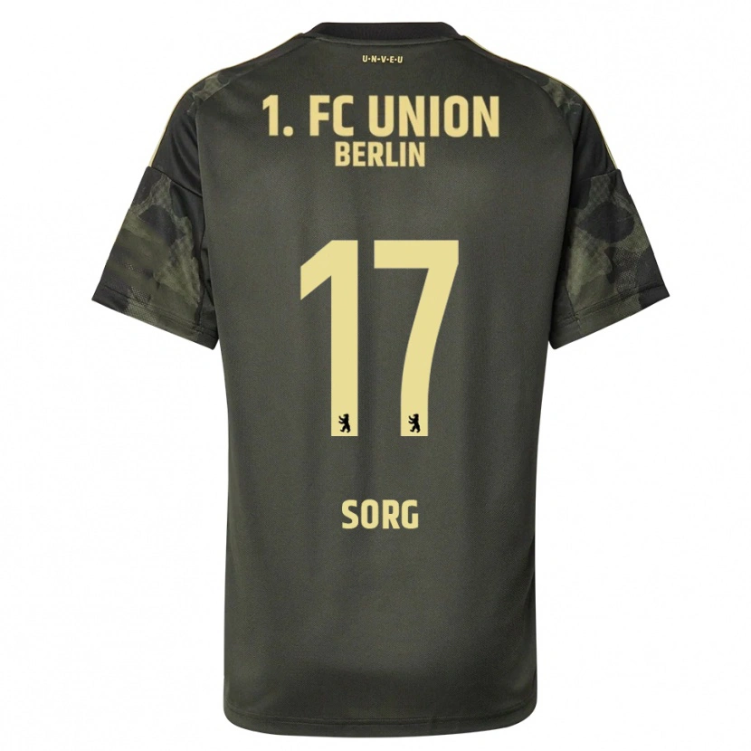 Danxen Femme Maillot Leonard Sorg #17 Vert Foncé Noir Tenues Extérieur 2025/26 T-Shirt