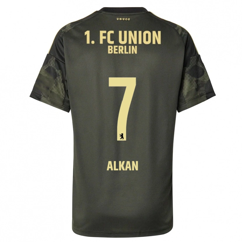 Danxen Femme Maillot Musa Alkan #7 Vert Foncé Noir Tenues Extérieur 2025/26 T-Shirt