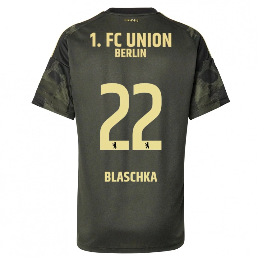 Danxen Femme Maillot Anouk Blaschka #22 Vert Foncé Noir Tenues Extérieur 2025/26 T-Shirt