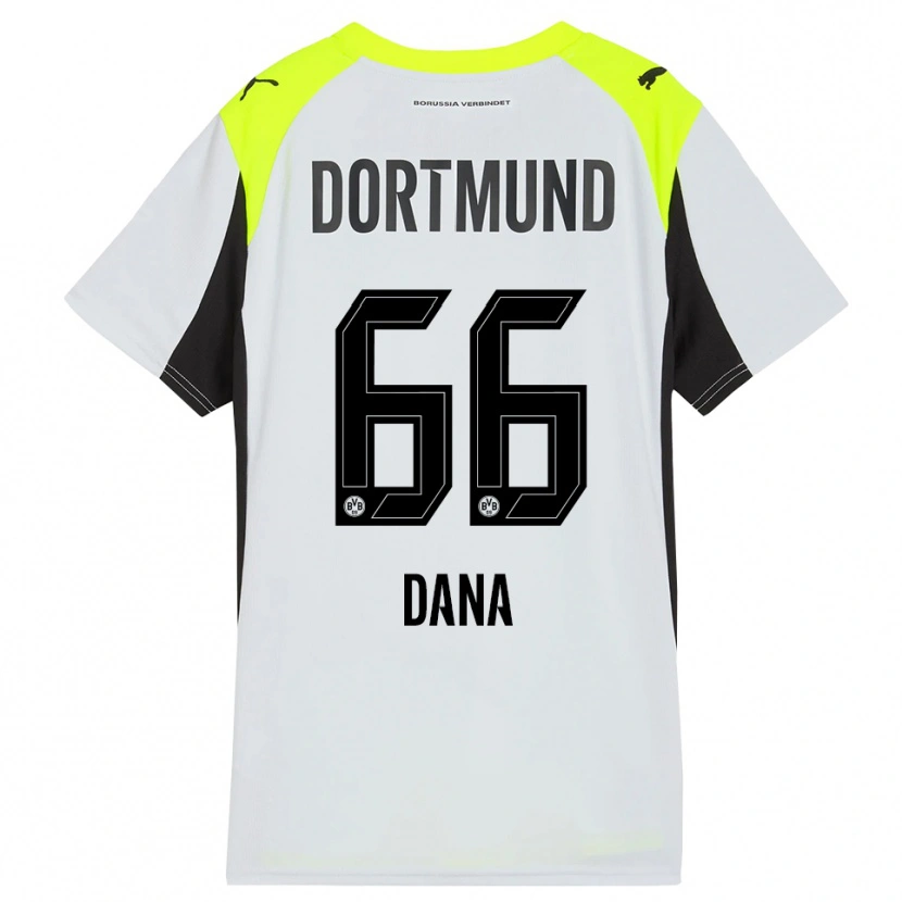 Danxen Femme Maillot Bleckmann Dana #66 Jaune Fluorescent Tenues Extérieur 2025/26 T-Shirt
