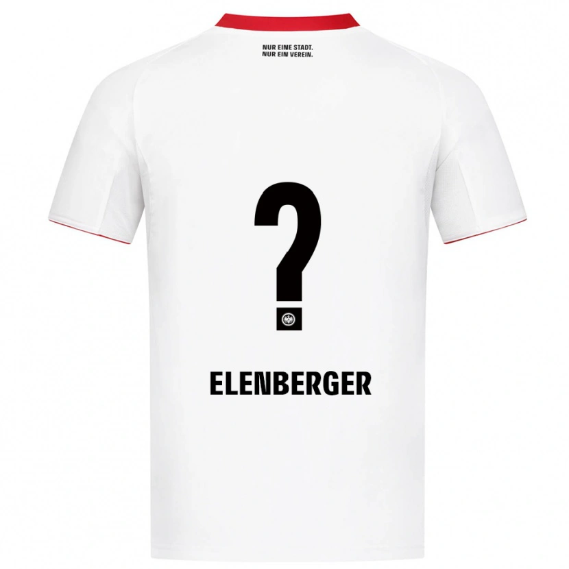 Danxen Femme Maillot Samuel Elenberger #0 Blanc Rouge Tenues Extérieur 2025/26 T-Shirt