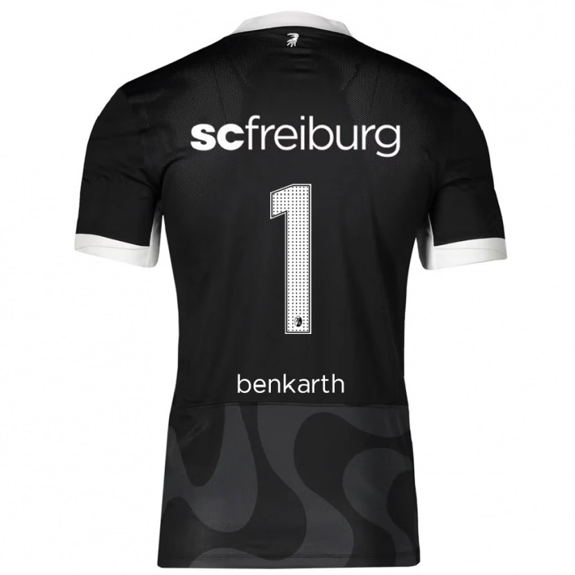 Danxen Femme Maillot Laura Benkarth #1 Noir Blanc Tenues Extérieur 2025/26 T-Shirt