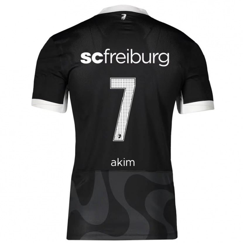 Danxen Femme Maillot Akim Schnerring #7 Noir Blanc Tenues Extérieur 2025/26 T-Shirt