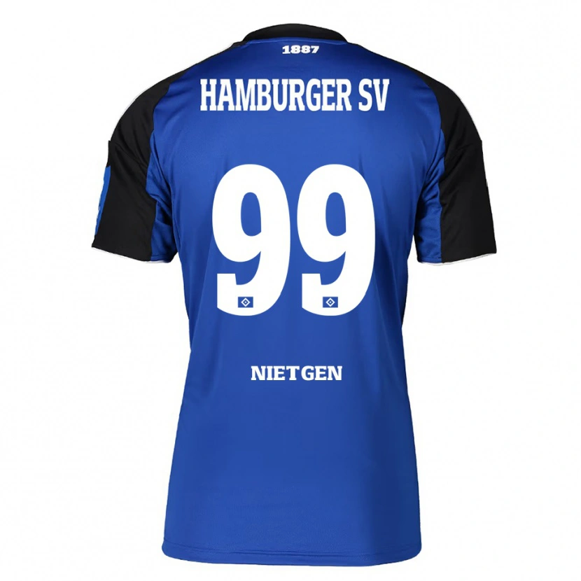 Danxen Femme Maillot Marvin Nietgen #99 Bleu Noir Tenues Extérieur 2025/26 T-Shirt
