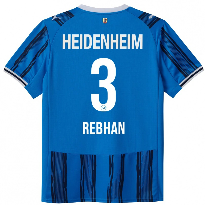 Danxen Femme Maillot Emma Rebhan #3 Bleu Marine Tenues Extérieur 2025/26 T-Shirt