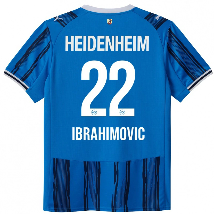 Danxen Femme Maillot Arijon Ibrahimovic #22 Bleu Marine Tenues Extérieur 2025/26 T-Shirt