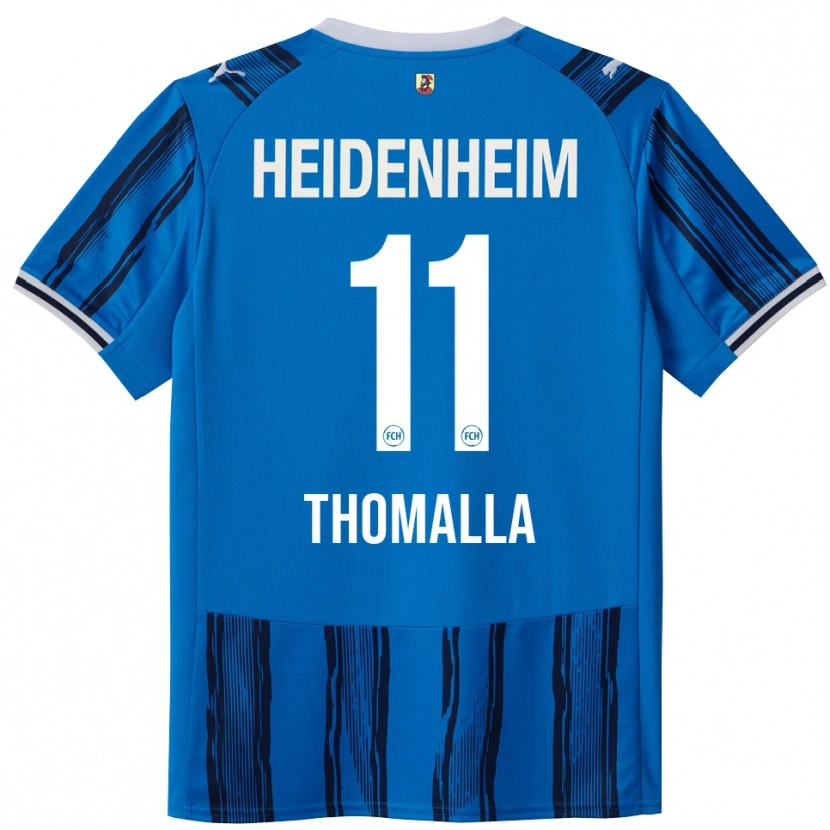 Danxen Femme Maillot Denis Thomalla #11 Bleu Marine Tenues Extérieur 2025/26 T-Shirt