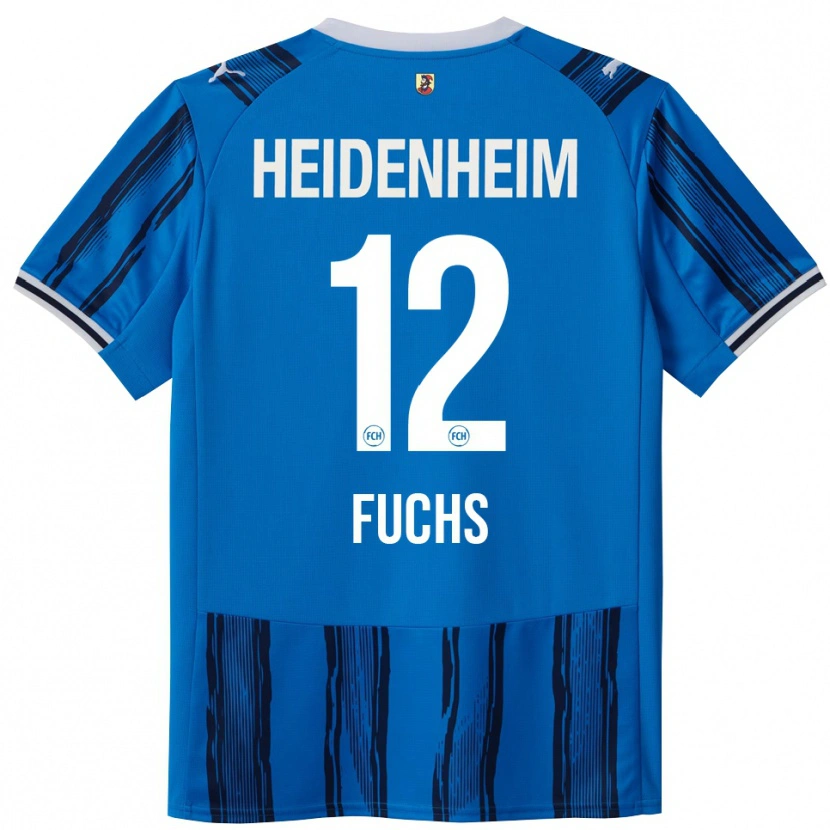 Danxen Femme Maillot Celine Fuchs #12 Bleu Marine Tenues Extérieur 2025/26 T-Shirt