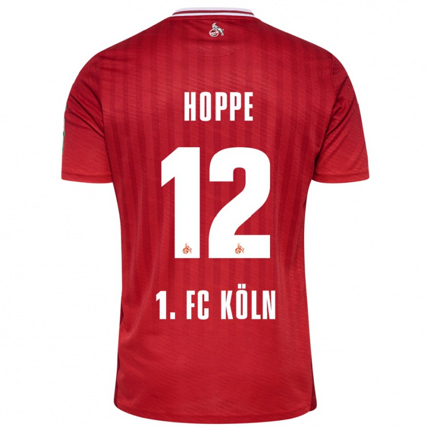 Danxen Femme Maillot Paula Hoppe #12 Rouge Blanc Tenues Extérieur 2025/26 T-Shirt