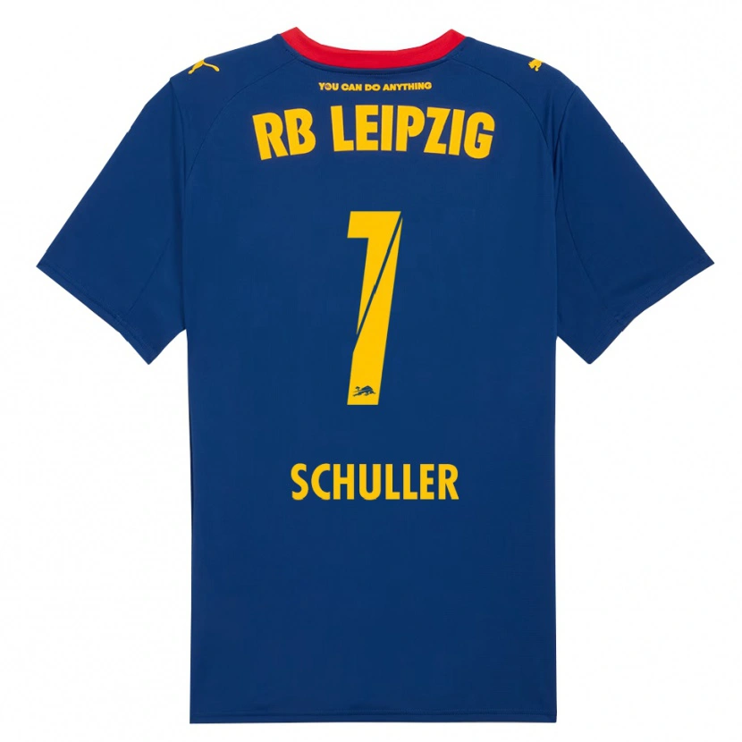 Danxen Femme Maillot Gina Schüller #1 Marine Rouge Tenues Extérieur 2025/26 T-Shirt