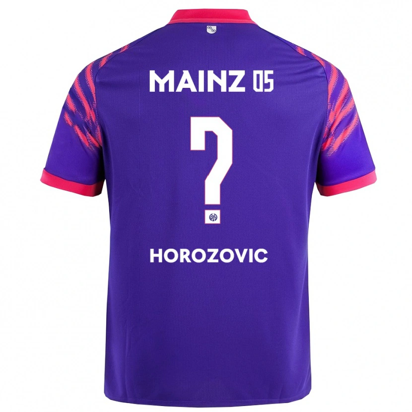 Danxen Femme Maillot Sean Horozovic #0 Marine Rose Tenues Extérieur 2025/26 T-Shirt