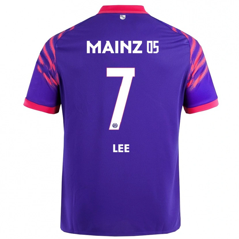 Danxen Femme Maillot Jae-Sung Lee #7 Marine Rose Tenues Extérieur 2025/26 T-Shirt