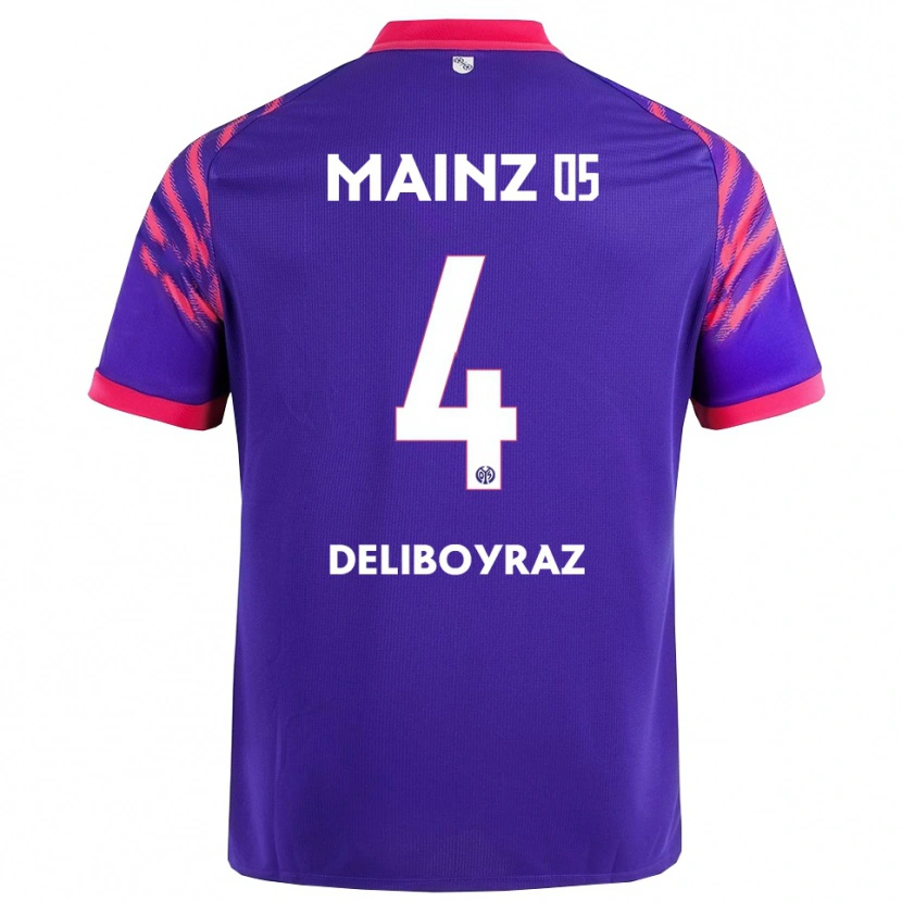 Danxen Femme Maillot Batuhan Deliboyraz #4 Marine Rose Tenues Extérieur 2025/26 T-Shirt