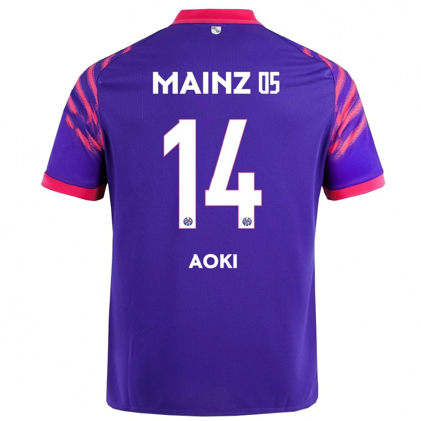 Danxen Femme Maillot Hiyori Aoki #14 Marine Rose Tenues Extérieur 2025/26 T-Shirt