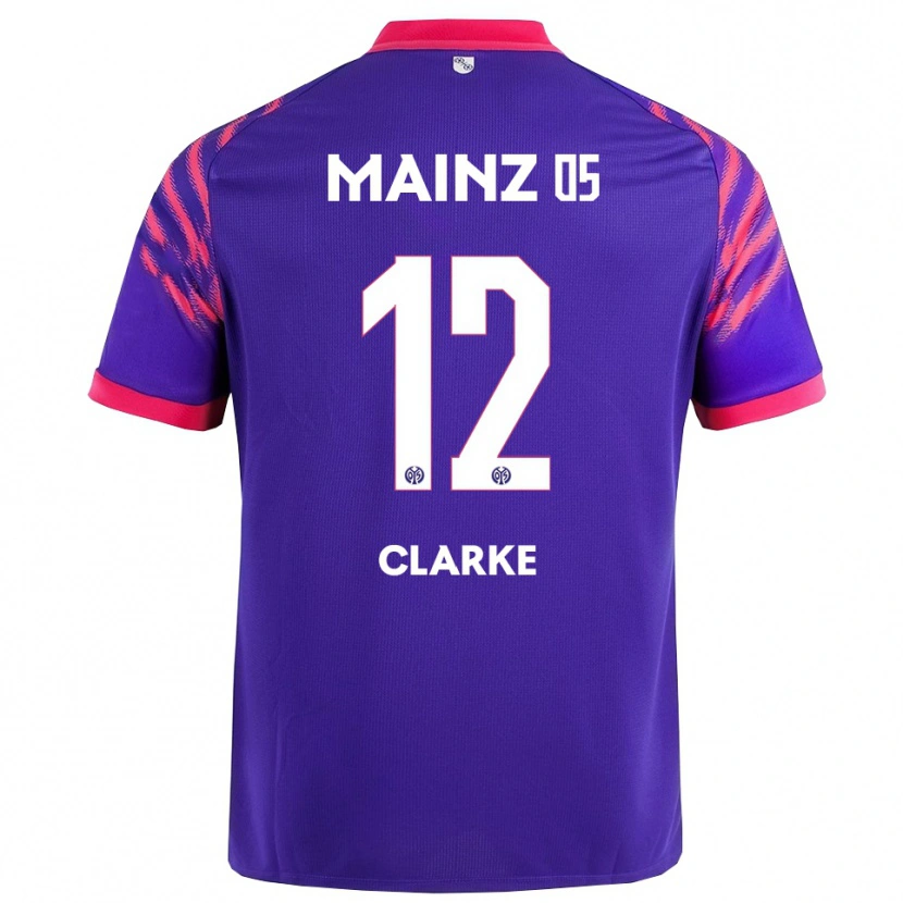 Danxen Femme Maillot Sarah Clarke #12 Marine Rose Tenues Extérieur 2025/26 T-Shirt