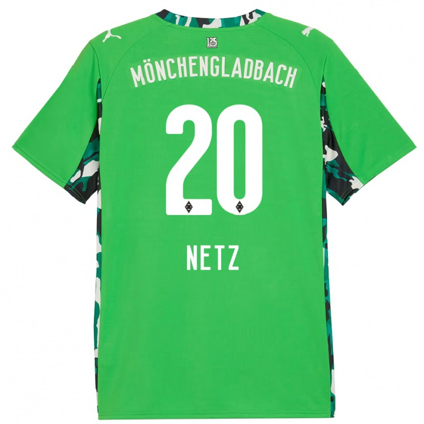 Danxen Femme Maillot Luca Netz #20 Vert Noir Tenues Extérieur 2025/26 T-Shirt