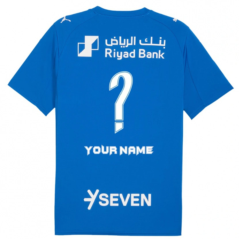 Danxen Enfant Maillot Votre Nom #0 Bleu Blanc Tenues Domicile 2025/26 T-Shirt