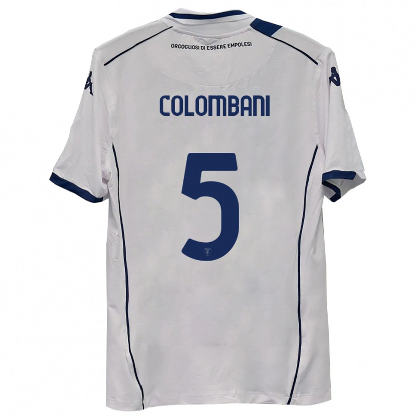 Danxen Enfant Maillot Raffaele Colombani #5 Bleu Marine Foncé Tenues Extérieur 2025/26 T-Shirt